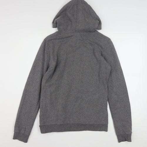 Disney Women Grey Mickey Mouse Pullover Hoodie Medium Cotton Blend
