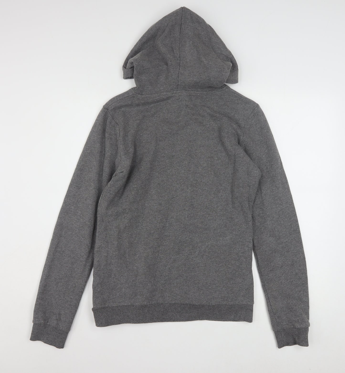 Disney Women Grey Mickey Mouse Pullover Hoodie Medium Cotton Blend