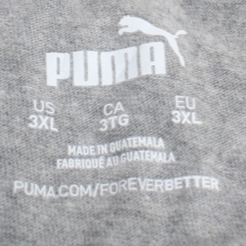 PUMA Men’s Grey 3XL Crew Neck Short Sleeve Sports T-Shirt