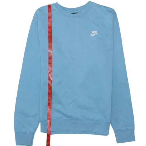 Nike Men's Blue XS Pullover Crew Neck Fleece Sweatshirt
