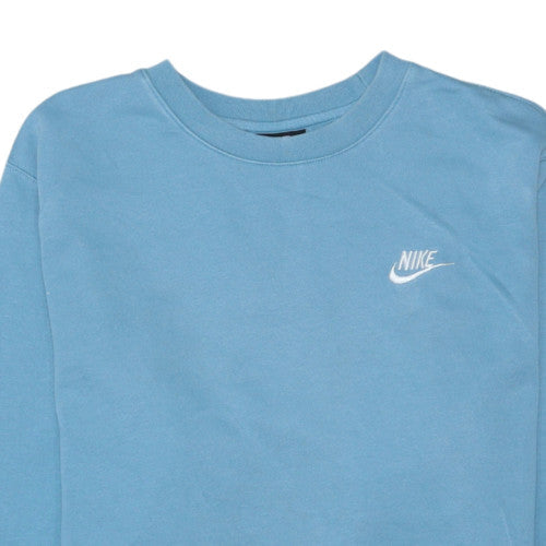 Nike Men's Blue XS Pullover Crew Neck Fleece Sweatshirt