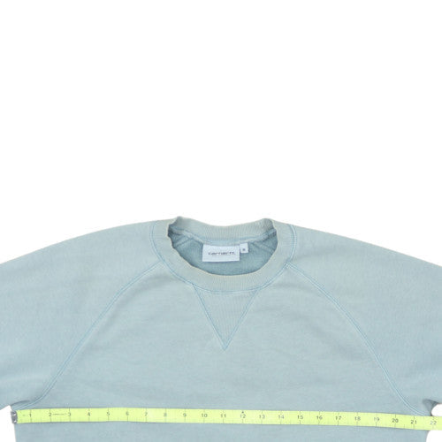 Carhartt Men's Blue Crew Neck Pullover Sweatshirt M