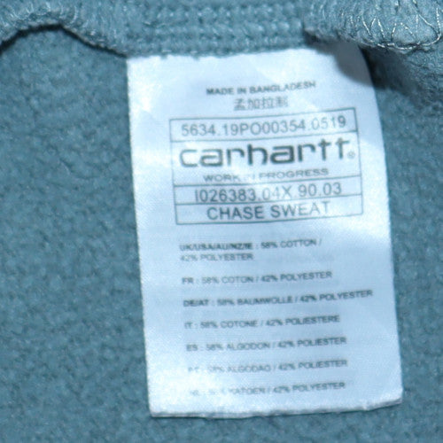 Carhartt Men's Blue Crew Neck Pullover Sweatshirt M