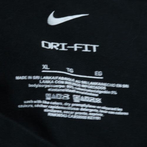 Nike Men's Black Dri-Fit Crew Neck Short Sleeve T-Shirt XL