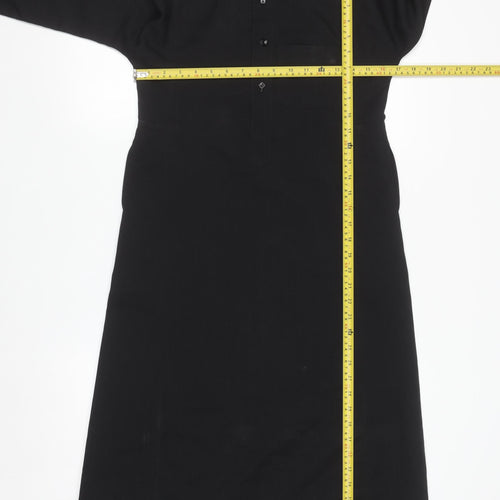 Al Haramain Women Black Long Sleeve Shirt Dress Size 14