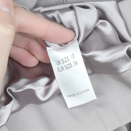 Amanda Wakeley Women’s Grey Size 10 Sheath Knee Length Dress
