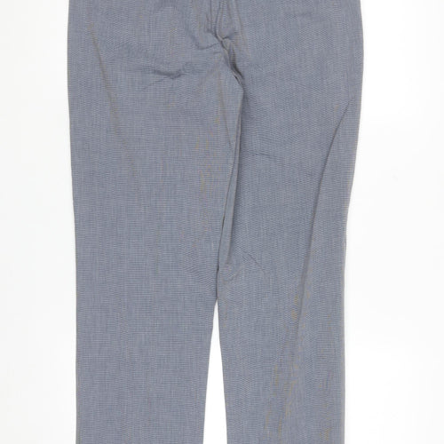 Marks and Spencer Mens Blue 32 Regular Fit Cotton Dress Pants