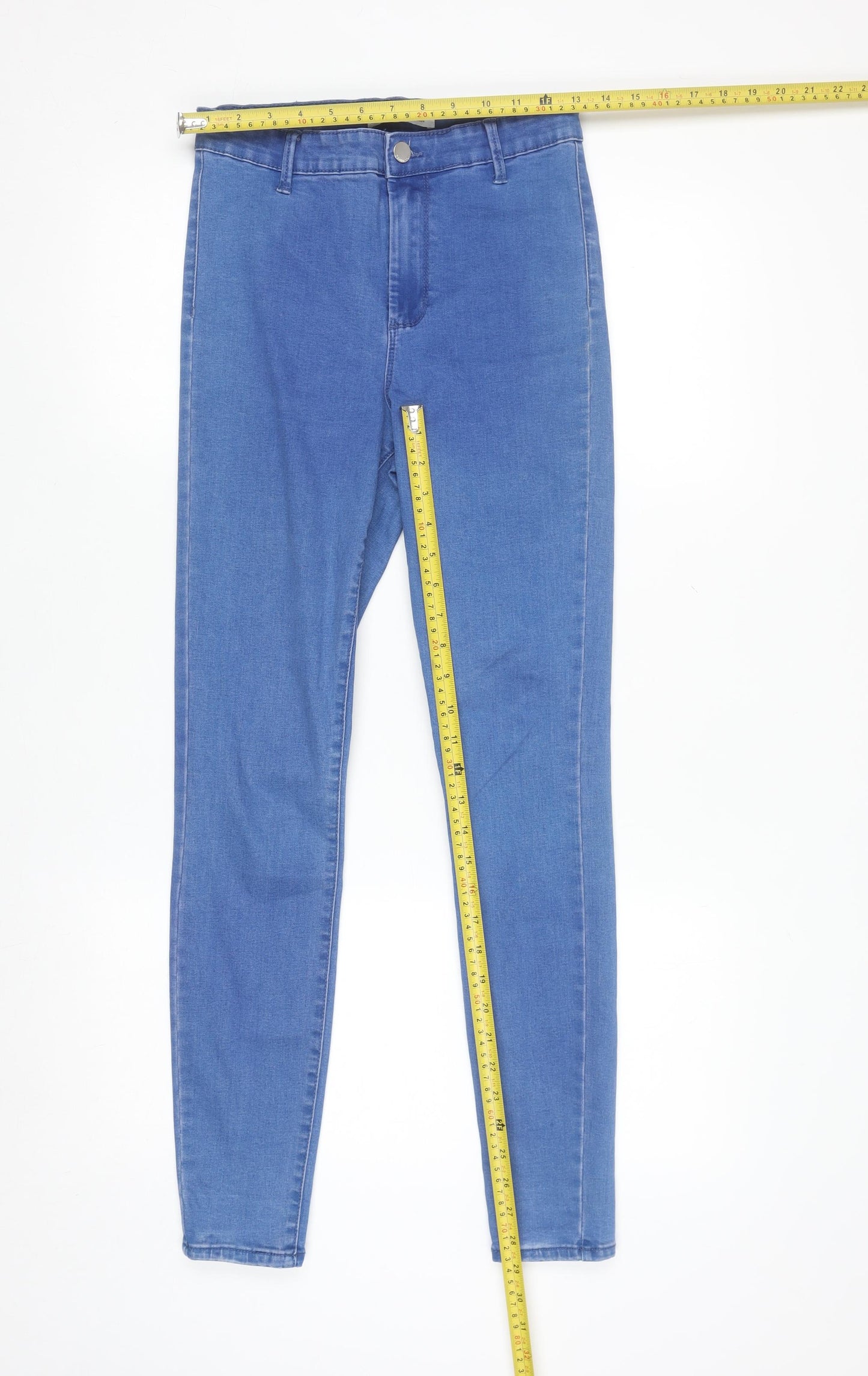 Denim Co Womens Blue Skinny Jeans Size 10 Stretch Denim