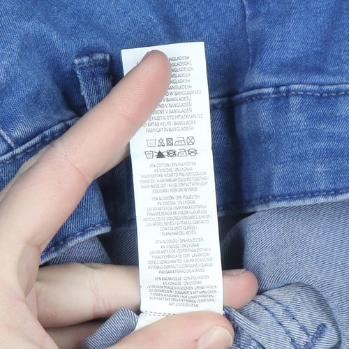 Denim Co Womens Blue Skinny Jeans Size 10 Stretch Denim