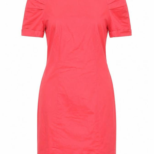 French Connection Women's Pink Size 10 Bow Back Sheath Dress