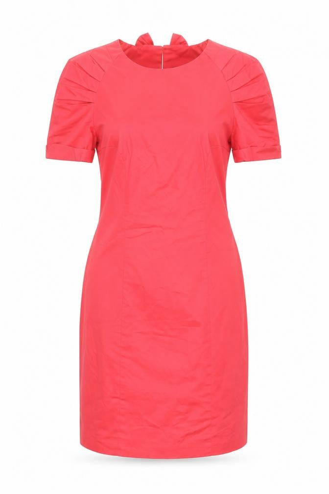 French Connection Women's Pink Size 10 Bow Back Sheath Dress