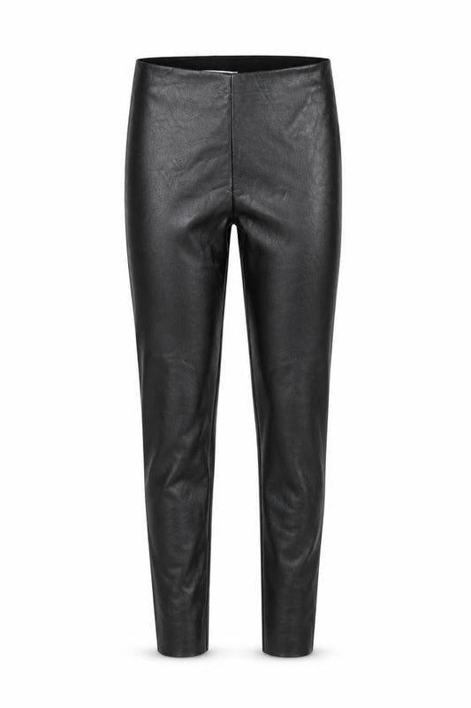 Gallery Women’s Black Faux Leather High Rise Leggings Size 8
