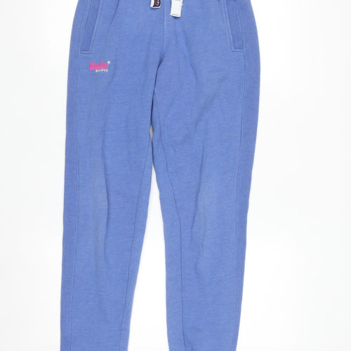 Superdry Women's Blue Slim Fit Jogger Sweatpants Size 10