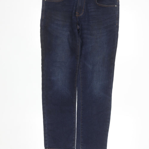 Dunnes Stores Men's Blue Slim Straight Jeans 32W 30L Dark Wash Denim