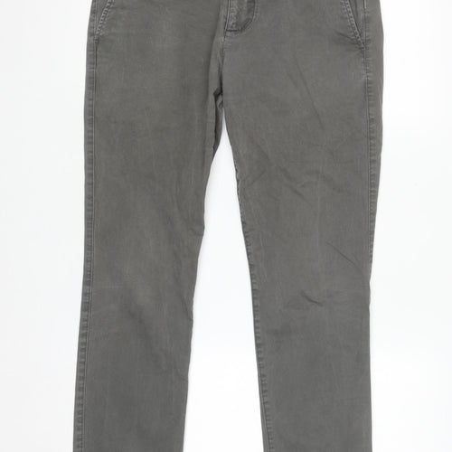 GAP Women’s Grey Essential Khaki Skinny Twill Chino Trousers Size 14
