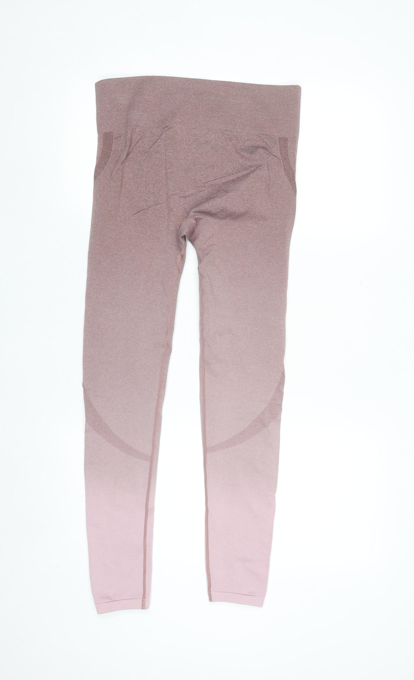 Dunnes Stores Women Pink Ombre Seamless High-Waist Leggings M