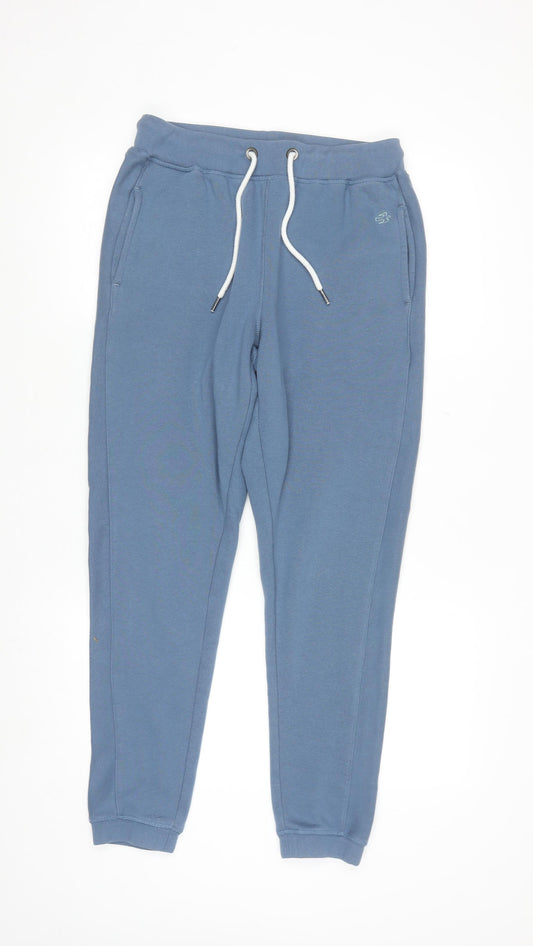 Brakeburn Women Blue Jogger Trousers Size 10 Cotton Blend