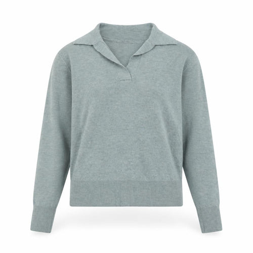 Marks and Spencer Women’s Green Merino Wool Collared Jumper Size S