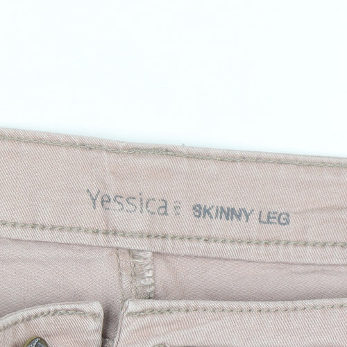 Yessica Women's Beige Skinny Jeans Size 18 Stretch Denim
