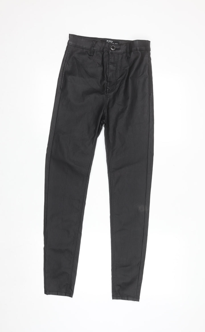 Stradivarius Women's Black Size 8 Skinny Stretch Jeans