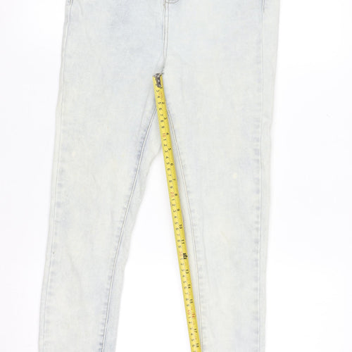 PrettyLittleThing Women's Blue Size 8 Skinny Stretch Jeans