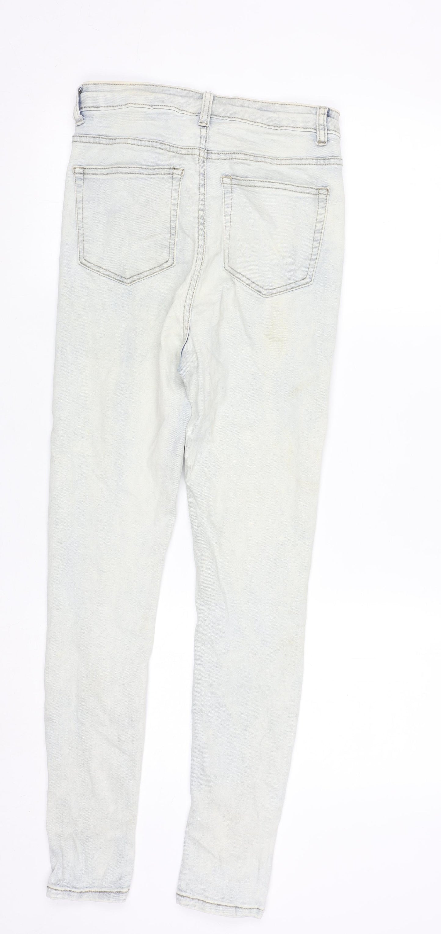 PrettyLittleThing Women's Blue Size 8 Skinny Stretch Jeans
