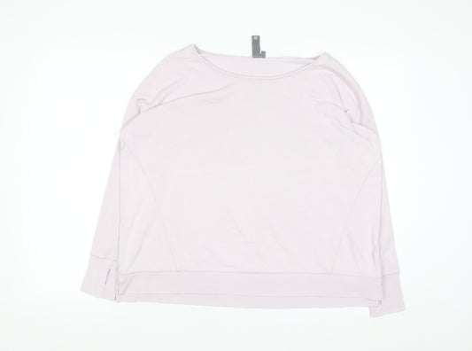 Sweaty Betty Women's Pink Small Relaxed Pullover Sweatshirt