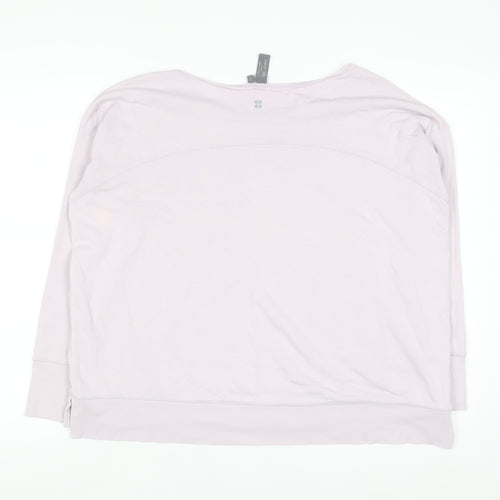 Sweaty Betty Women's Pink Small Relaxed Pullover Sweatshirt