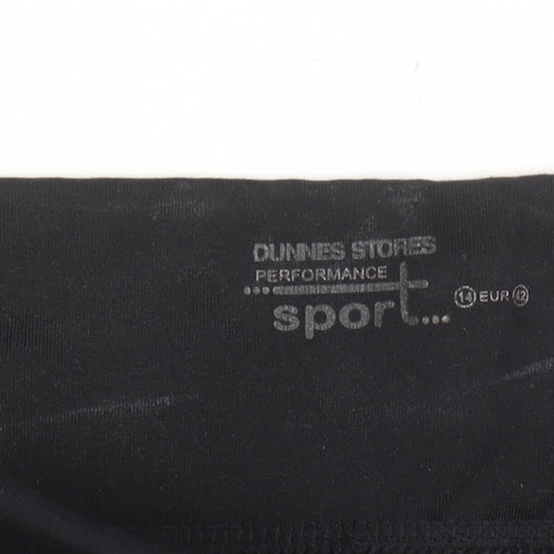 Dunnes Stores Women Black Size 14 Athletic Performance Sport Shorts