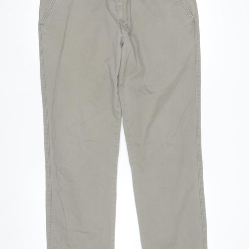 Dunnes Stores Men's Beige Chino Trousers 34W 34L Straight Fit