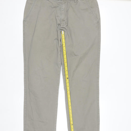Dunnes Stores Men's Beige Chino Trousers 34W 34L Straight Fit