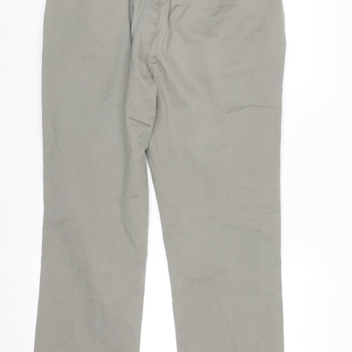 Dunnes Stores Men's Beige Chino Trousers 34W 34L Straight Fit