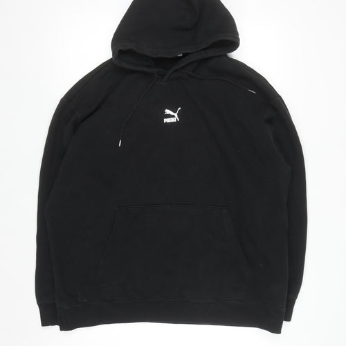 Puma Men's Black XL Pullover Hoodie with Logo