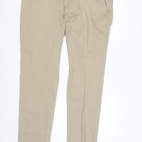 Luigi Fusaro Men’s Beige Chino Trousers Size 2XL Regular Fit
