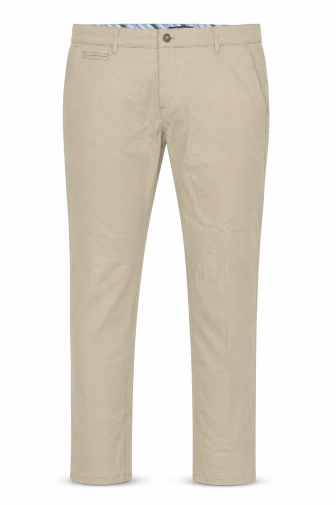 Luigi Fusaro Men’s Beige Chino Trousers Size 2XL Regular Fit