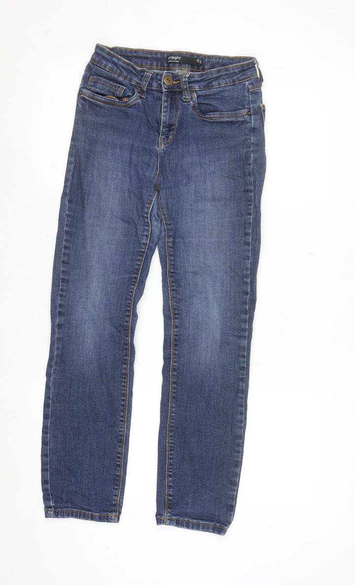 Dunnes Stores Women's Blue Size 8 Straight Leg Denim Jeans