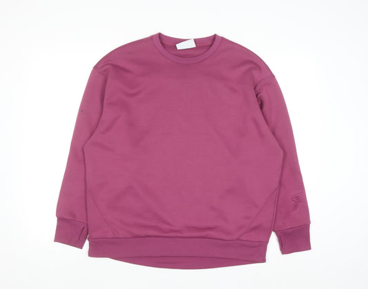 Primark Women's Purple Crew Neck Pullover Sweatshirt Size S