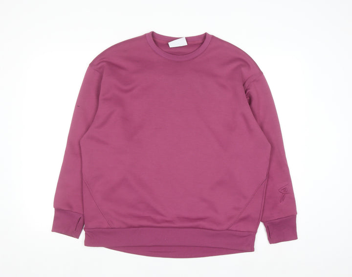 Primark Women's Purple Crew Neck Pullover Sweatshirt Size S