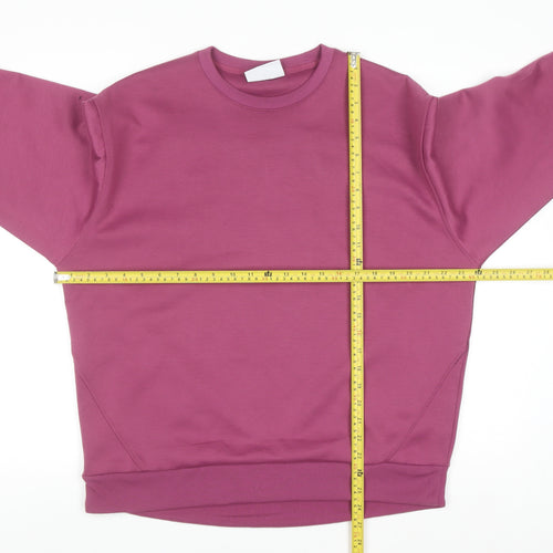 Primark Women's Purple Crew Neck Pullover Sweatshirt Size S