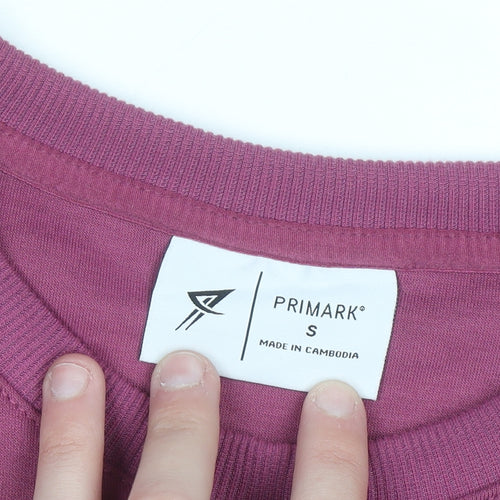 Primark Women's Purple Crew Neck Pullover Sweatshirt Size S
