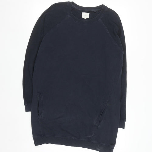 Next Women's Navy Long Sleeve Pullover Sweatshirt UK 16