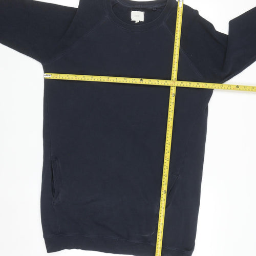 Next Women's Navy Long Sleeve Pullover Sweatshirt UK 16