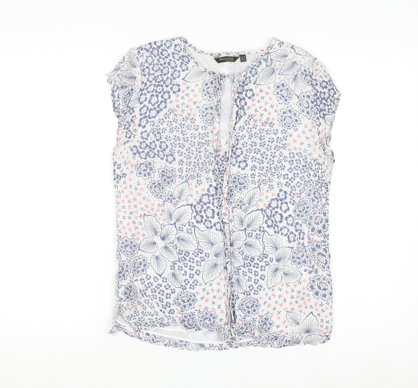 Massimo Dutti Womens Multicoloured Floral Blouse Size 10