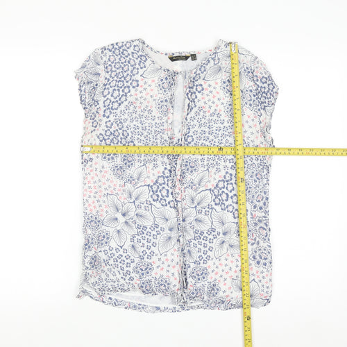 Massimo Dutti Womens Multicoloured Floral Blouse Size 10