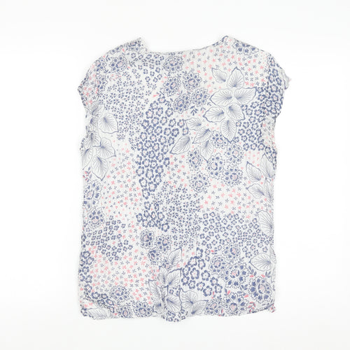 Massimo Dutti Womens Multicoloured Floral Blouse Size 10