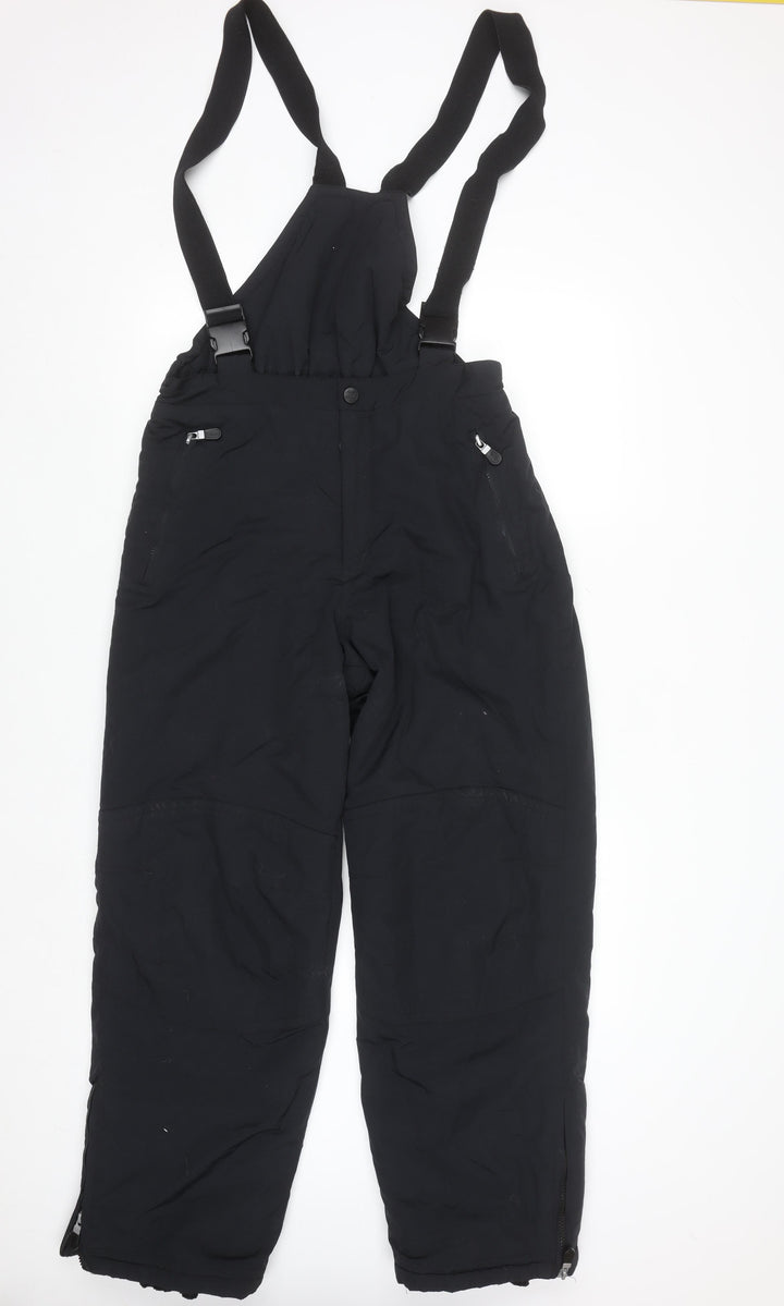 Rodeo Men's Black Snow Pants Trousers M Waterproof Winter Wear