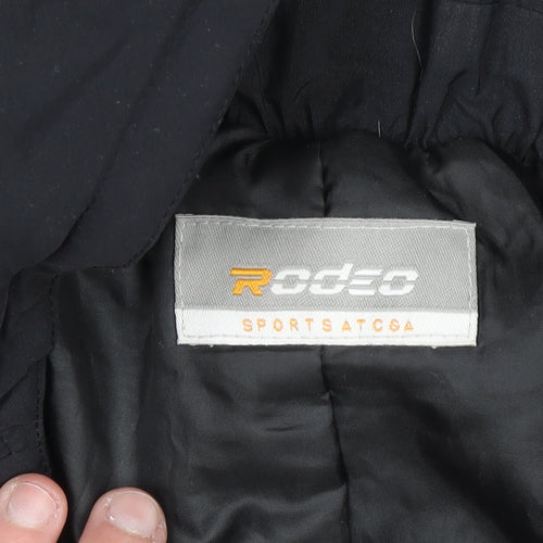 Rodeo Men's Black Snow Pants Trousers M Waterproof Winter Wear