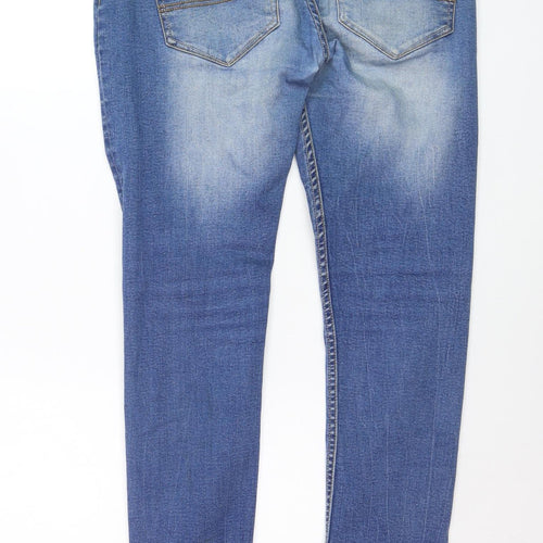 Kingpin Women Blue Skinny Mid Rise Stretch Denim Jeans Size 32R