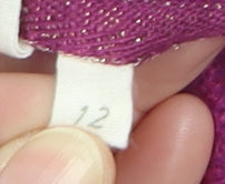 White Stuff Women's Purple Wool Blend Button Cardigan Size 12