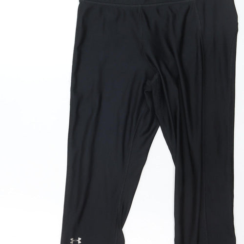Under Armour Womens Black Capri Compression Leggings L